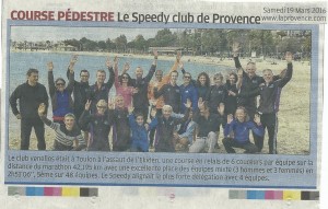 le speedy sur l'Ekiden Toulon 2016